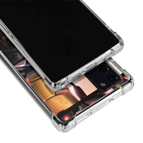 Marvel Iron Man Three Panel Galaxy Note20 5G Clear Case