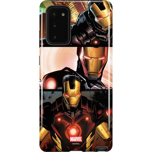 Marvel Iron Man Three Panel Galaxy Note20 5G Pro Case