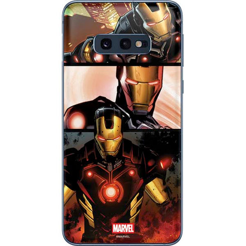 Marvel Iron Man Three Panel Galaxy S10e Skin