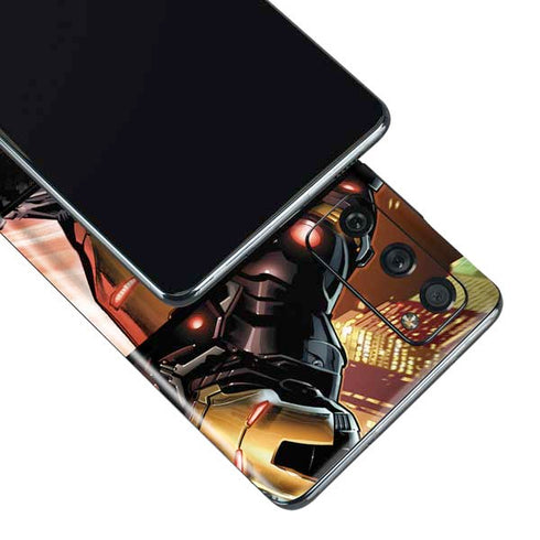 Marvel Iron Man Three Panel Galaxy S20 Fan Edition Skin
