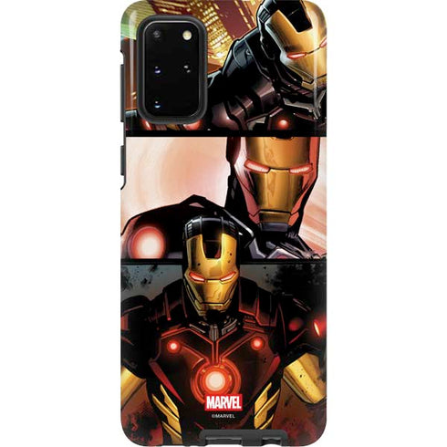 Marvel Iron Man Three Panel Galaxy S20 Plus Pro Case