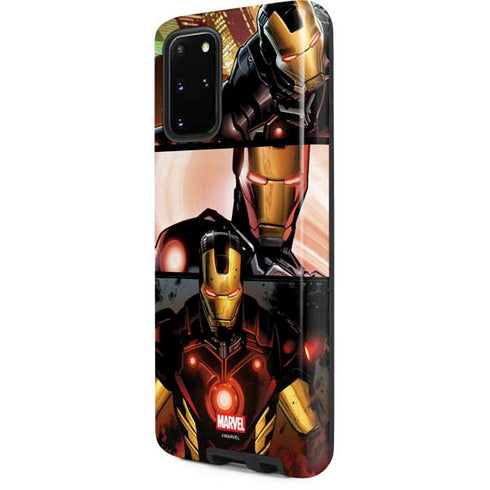 Marvel Iron Man Three Panel Galaxy S20 Plus Pro Case