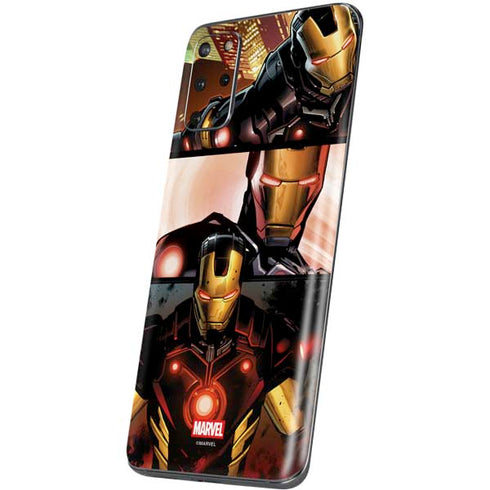 Marvel Iron Man Three Panel Galaxy S20 Plus Skin