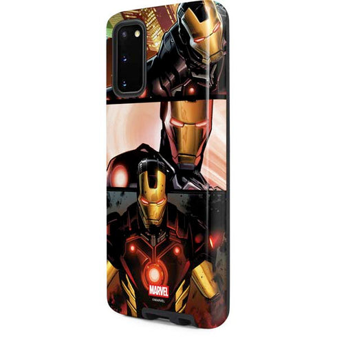 Marvel Iron Man Three Panel Galaxy S20 Pro Case