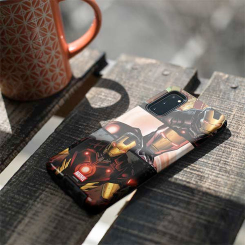 Marvel Iron Man Three Panel Galaxy S20 Pro Case