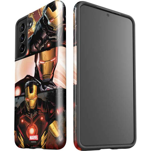Marvel Iron Man Three Panel Galaxy S21 5G Pro Case