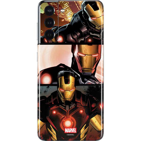 Marvel Iron Man Three Panel Galaxy S21 5G Skin