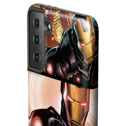 Marvel Iron Man Three Panel Galaxy S21 Plus 5G Pro Case