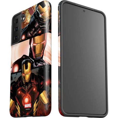 Marvel Iron Man Three Panel Galaxy S21 Plus 5G Pro Case