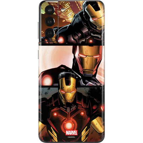 Marvel Iron Man Three Panel Galaxy S21 Plus 5G Skin