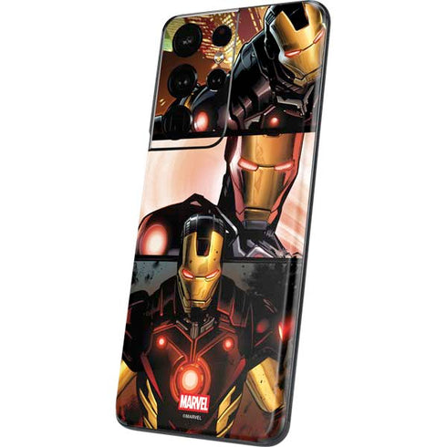 Marvel Iron Man Three Panel Galaxy S21 Ultra 5G Skin