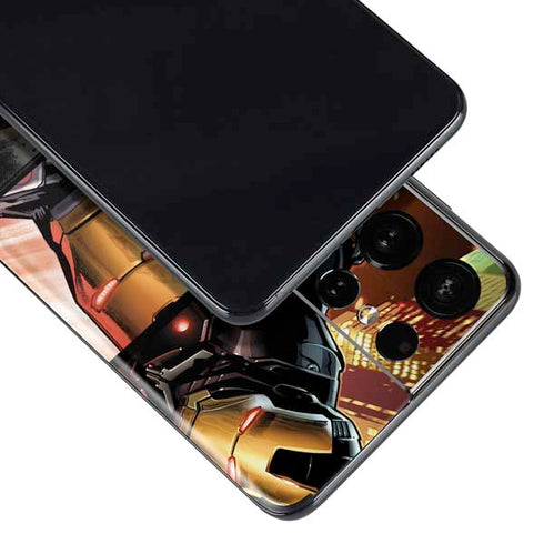 Marvel Iron Man Three Panel Galaxy S21 Ultra 5G Skin