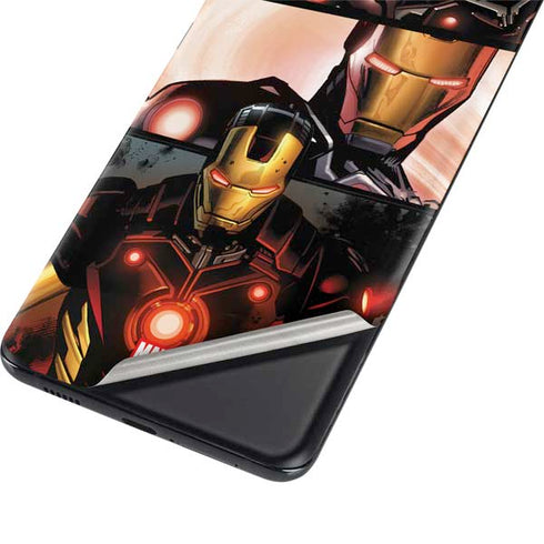 Marvel Iron Man Three Panel Galaxy S21 Ultra 5G Skin