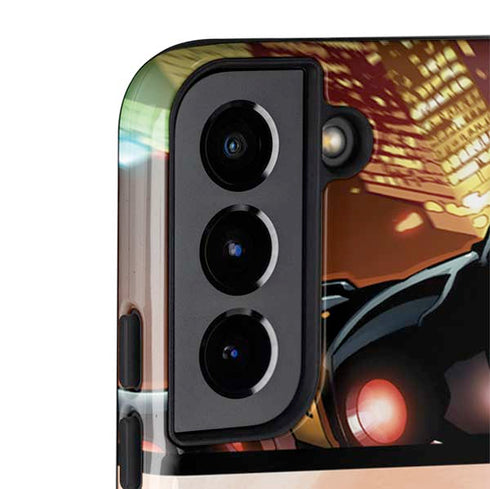 Marvel Iron Man Three Panel Galaxy S22 Plus Pro Case