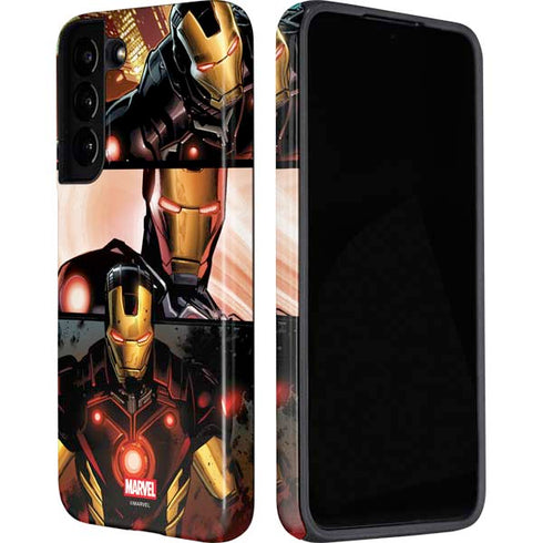 Marvel Iron Man Three Panel Galaxy S22 Plus Pro Case