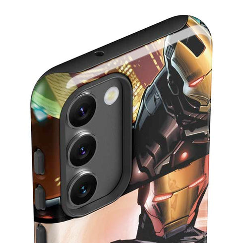 Marvel Iron Man Three Panel Galaxy S23 Pro Case