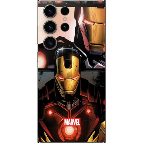Marvel Iron Man Three Panel Galaxy S24 Ultra Skin