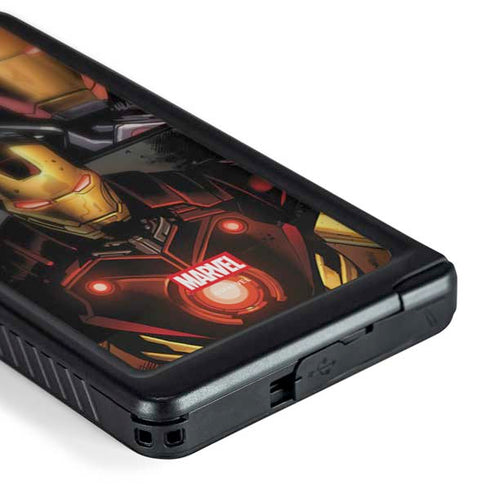 Marvel Iron Man Three Panel Galaxy S24 Ultra Waterproof Case