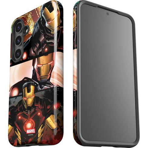 Marvel Iron Man Three Panel Galaxy S25 Impact Case