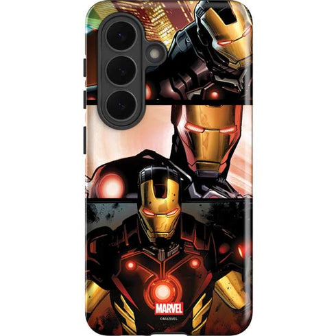 Marvel Iron Man Three Panel Galaxy S26 Impact Case