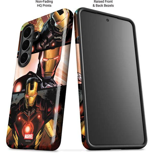 Marvel Iron Man Three Panel Galaxy S26 Plus Impact Case