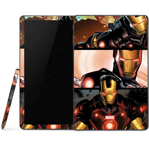 Marvel Iron Man Three Panel Samsung Galaxy Tab Skin