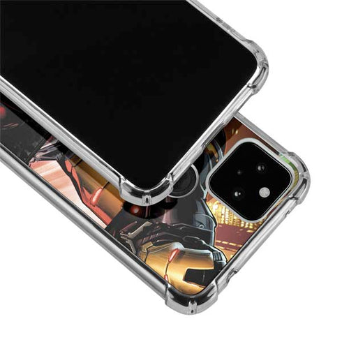 Marvel Iron Man Three Panel Google Pixel 5a 5G Clear Case