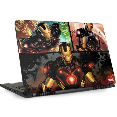 Marvel Iron Man Three Panel Dell Inspiron Skin