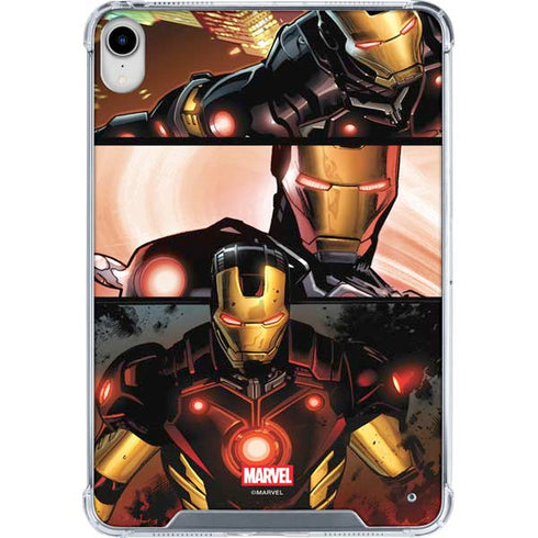 Marvel Iron Man Three Panel iPad 11th Gen (2025) Clear Case