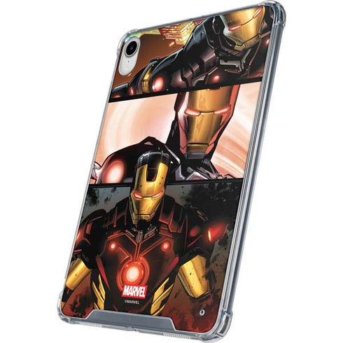 Marvel Iron Man Three Panel iPad 11th Gen (2025) Clear Case