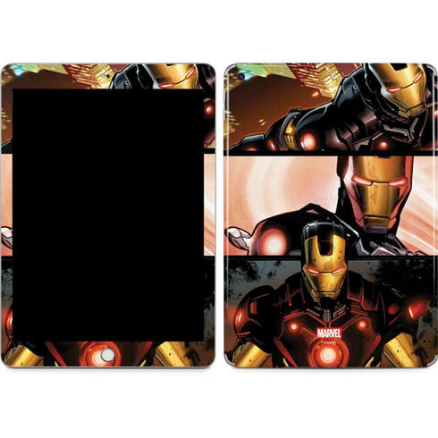 Marvel Iron Man Three Panel Apple iPad Skin