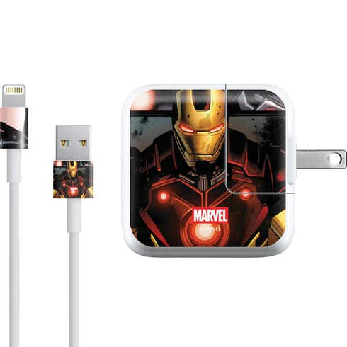 Marvel Iron Man Three Panel iPad Charger (10W USB) Skin