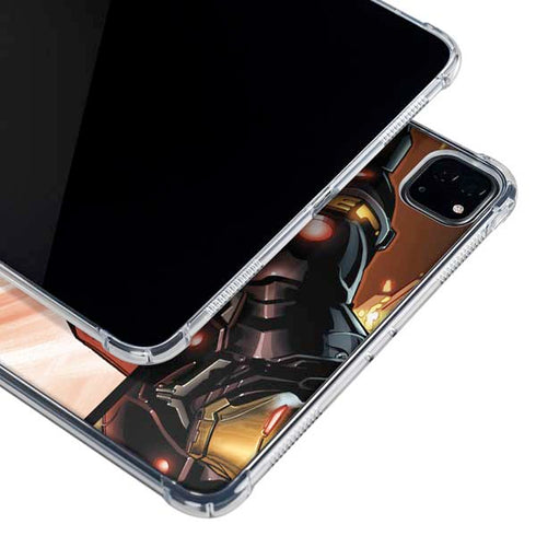 Marvel Iron Man Three Panel iPad Pro 12.9in (2020) Clear Case