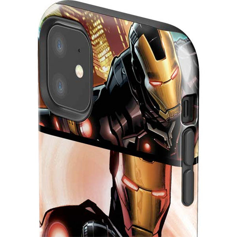 Marvel Iron Man Three Panel iPhone 11 Impact Case