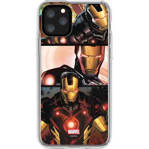 Marvel Iron Man Three Panel iPhone 11 Pro Clear Case