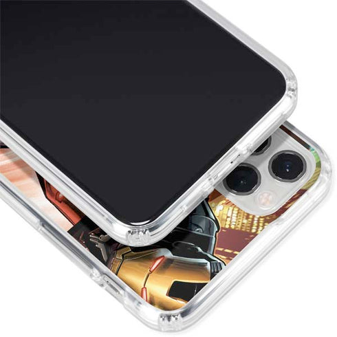 Marvel Iron Man Three Panel iPhone 11 Pro Clear Case