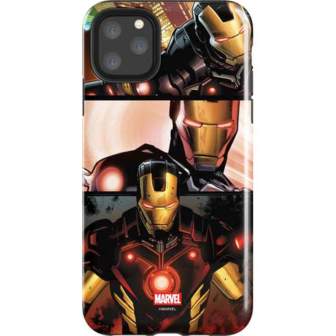 Marvel Iron Man Three Panel iPhone 11 Pro Max Impact Case