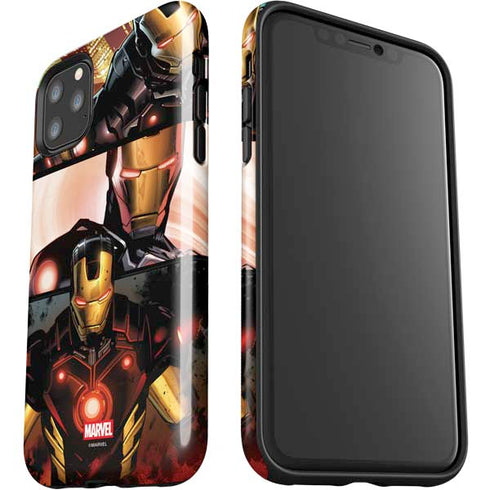 Marvel Iron Man Three Panel iPhone 11 Pro Max Impact Case