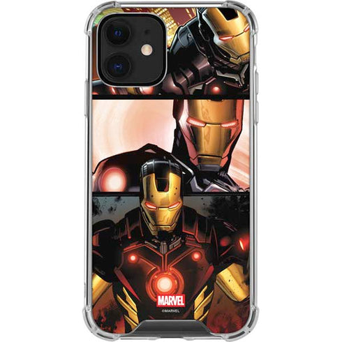 Marvel Iron Man Three Panel iPhone 12 Clear Case