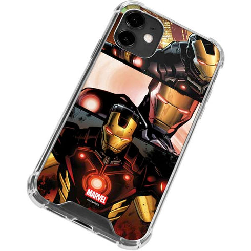 Marvel Iron Man Three Panel iPhone 12 Clear Case
