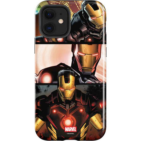Marvel Iron Man Three Panel iPhone 12 Impact Case