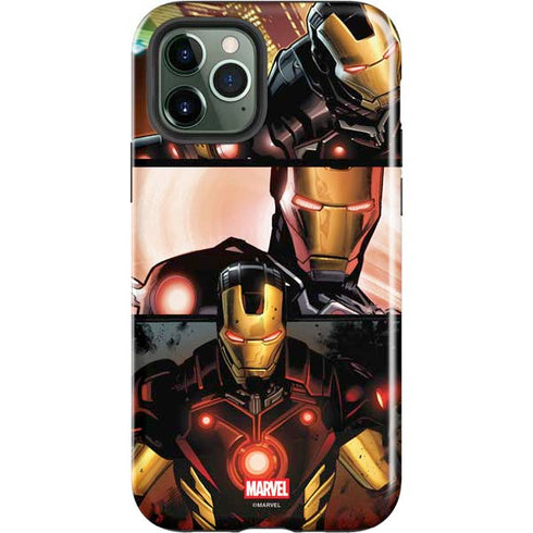 Marvel Iron Man Three Panel iPhone 12 Pro Impact Case