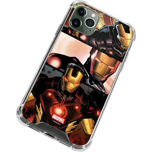 Marvel Iron Man Three Panel iPhone 12 Pro Max Clear Case