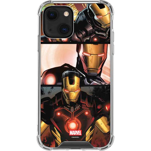 Marvel Iron Man Three Panel iPhone 13 Clear Case