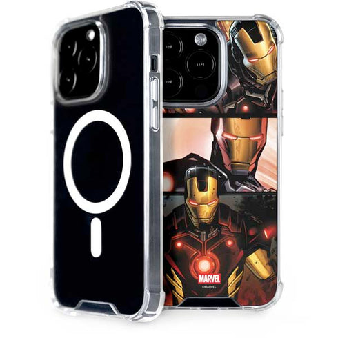 Marvel Iron Man Three Panel iPhone 13 Pro Max MagSafe Case