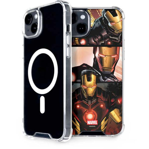 Marvel Iron Man Three Panel iPhone 14 MagSafe Case