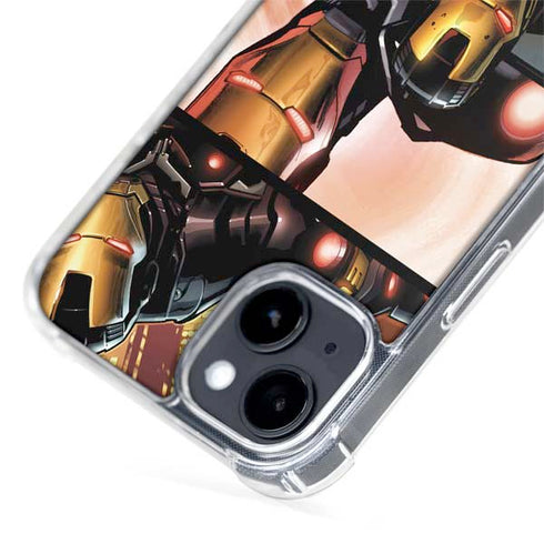 Marvel Iron Man Three Panel iPhone 14 MagSafe Case