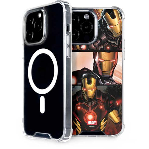 Marvel Iron Man Three Panel iPhone 14 Pro Max MagSafe Case