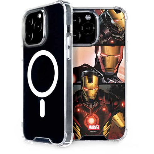 Marvel Iron Man Three Panel iPhone 15 Pro Max MagSafe Case