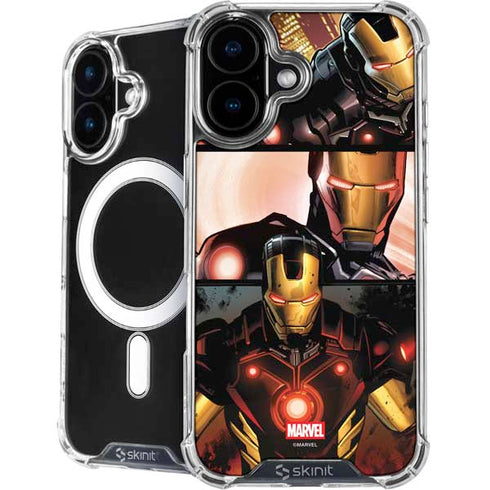 Marvel Iron Man Three Panel iPhone 16 MagSafe Case